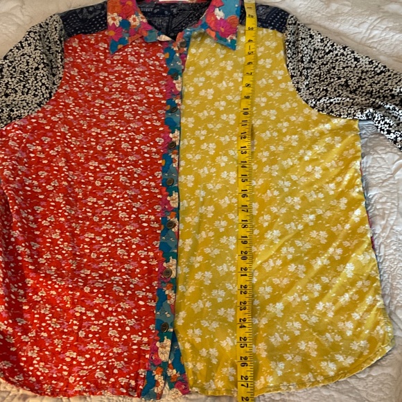 NATURAL LIFE Multicolor Floral Blouse - Picture 8 of 8